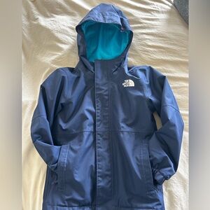 Northface kids jacket removable fleece liner